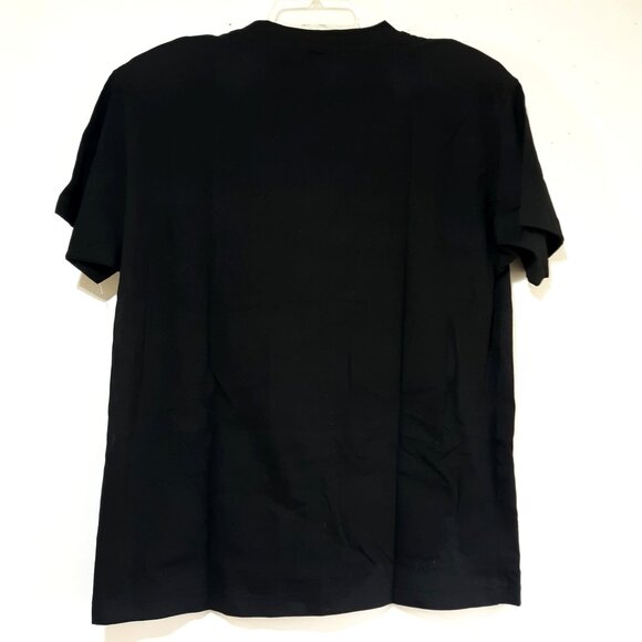 Vintage Abernathy Sport Embroidered Black Cotton Top Size M - Picture 3 of 5